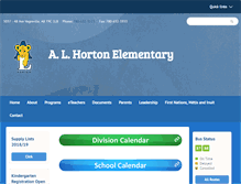 Tablet Screenshot of alhorton.ca